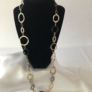 Chain necklace in bronze &‎ gold fashion jewelry